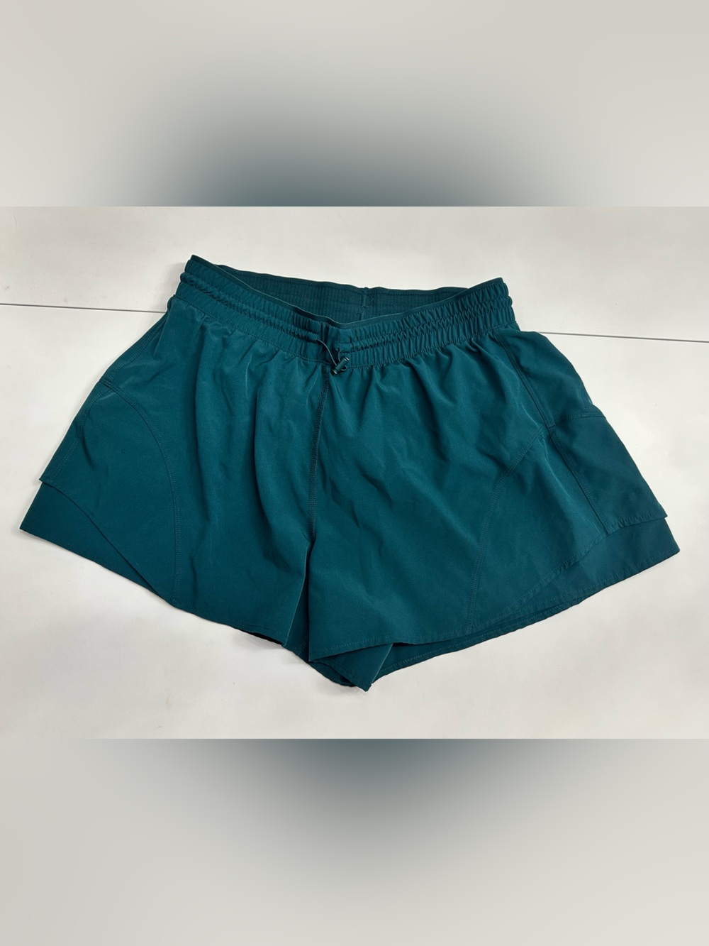 Avia Dark Teal Athletic Shorts with Elastic Waistband